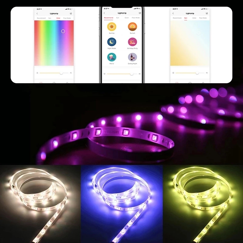 Fita de luz Yeelight Aurora Sm - Yeelight Light Lightstrip avaliação e preço