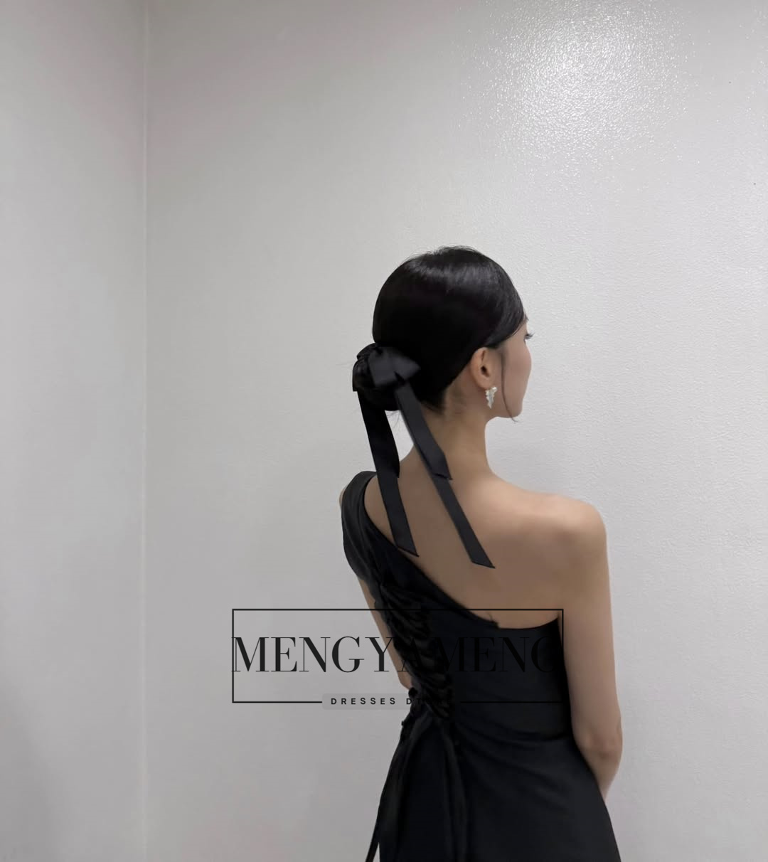 Zhuishu um ombro preto vestido - Modern Korean Lifestyle avaliação e preço